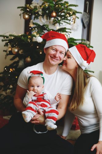 Christmas family photo